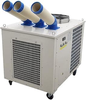 29800Btu/h Industrial Air Conditioner Spot Cooler Portable Commercial Mobile Spot AC 3150W 220V Three Column