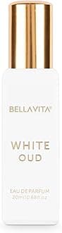 Bellavita Luxury WHITE OUD Eau de Parfum | 20 ml (0.7 fl.oz.) | Travel Size Perfume for Men and Women | Fruity, Artemisia Lemon, Freesia, and Tobacco Notes | Long Lasting Unisex Fragrance