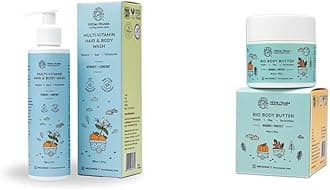- Baby Multi-Vitamin Body & Hair Wash - 200 ml and Baby Bio Body Butter with Shea Butter, Seabuckthorn Oil - 50 g
