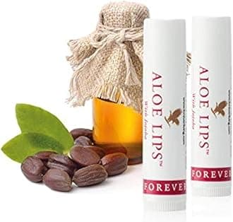 Aloe Lips Aloe Vera Lip Balm Set of 2 with 28% Pure Aloe Vera Gel Living FLP Original