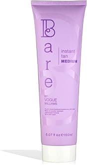 Instant Tan - Medium 150ml, Wash-Off Formula for Streak-Free, Natural-Looking Glow - Infused with Super Peptides for Plump, Smooth & Firm Skin