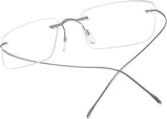 - FONEX Titanium Glasses Frame,Rimless Frameless Optical Eyewear Eyeglasses for Men and Women F85634