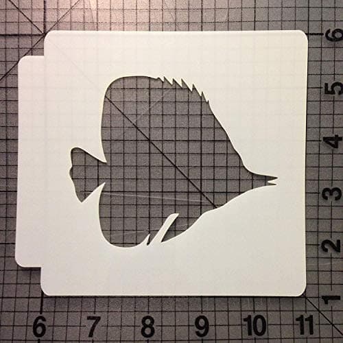 Fish Stencil 102 (3 Inches)