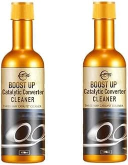 120ml Catalytic Converter Cleaner Automobile Engine Booster Cleaner Engine Internal Cleaner Car Care System Cleaner Fuel and Exhaust System Cleaner Tool Engine Cleaner Cars Accessories (A*2, 120ML)