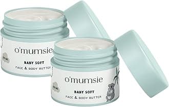 o'mumsie Baby Body Butter Moisturizer Lotion | for Healing Eczema, for Normal to Dry Sensitive Skin | Enriched with Oatmeal & Cocoa Butter - 100 GM
