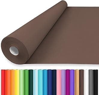 Vanhench30"×1200" (100') Chocolate Brown Wrapping Paper Roll, Father's Day Wrapping Paper, Color Paper Bouquet Flower Paper, Perfect for Birthday, Valentine's Day, Mother's Day, Holiday, Wedding