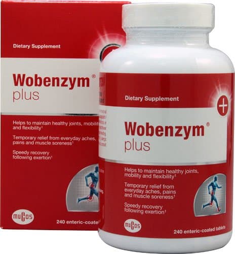 Wobenzym Plus -- 240 Enteric Coated Tablets - 2PC