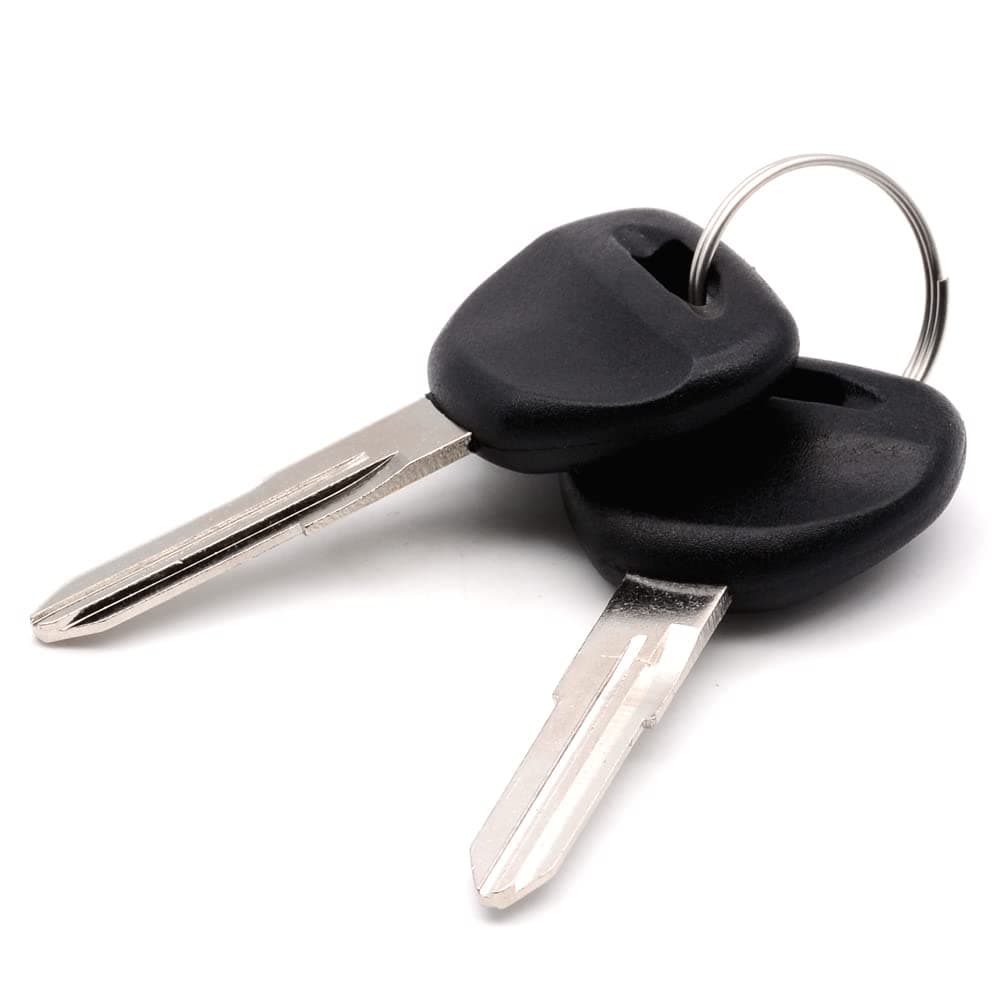 2X Blank Key Ignition Switch Key Compatible for Hisun UTV 250 500 550 700 750 800 1000 Bennche Massimo Axis Coleman Supermach Rural King Cub Cadet