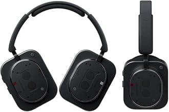 Nothing Headphone (1) Kabellose Over-Ear Kopfhörer mit ANC, bis zu 80h Akkulaufzeit, Hi-Res, Raumklang, wasserfest – Schwarz