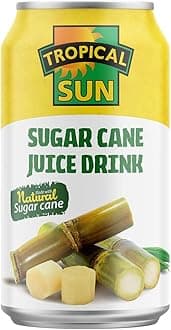 Tropical Sun Sugar Cane Juice Drink Made with Natural Sugar Cane, 310ml (12 Pack)