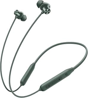 OnePlus Bullets Wireless Z2 ANC Bluetooth in Ear Earphones with Mic, 45dB Hybrid ANC, Bombastic Bass - 12.4 mm Drivers, 10 Mins Charge - 20 Hrs Music, 28 Hrs Battery (Grand Green)