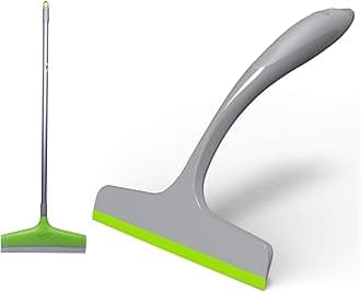 - Plastic Floor Cleaning Combo of (Bathroom Squeegee Wiper and Kitchen Wiper), Multicolor, 16cm
