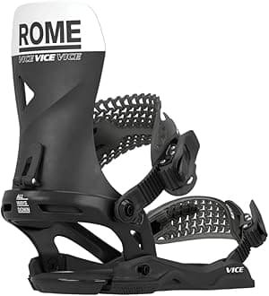 Rome Vice Snowboard Bindings in in Black 2023