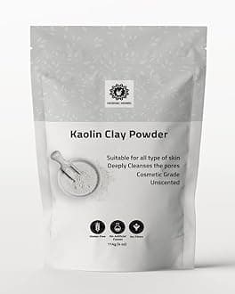 Kaolin Clay Powder 114 g for Face, Skin Care, Soap making | Natural, Chemical Free