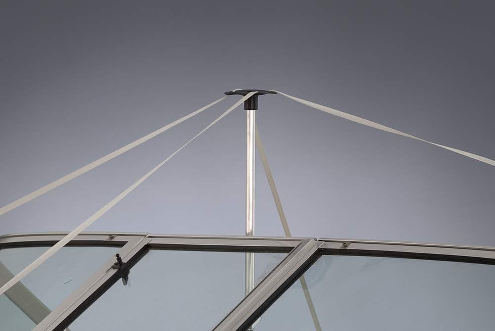 Transhield Universal Boat Support System | 2 or 4-Pole Kit | Extendable 36" - 70" | 100 ft. of Webbing Included (4-Pole Kit)