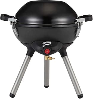 Coleman 4-in-1 Portable Propane Grill with 4 Cooking Attachments, Grill/Stove/Griddle/Wok with 7000 BTUs of Power for Grilling, Tailgating, Camping, BBQ, & More