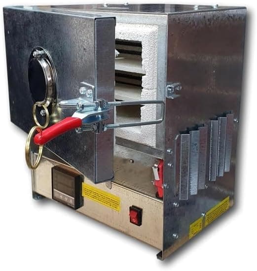 Easy to use P.I.D Controlled Compact Table-top Electric kiln with 2 Shelves and Quartz Window (1000C/1832F)