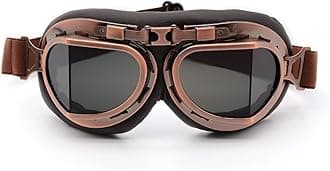 kucehiup Vintage Aviator Goggles Motorcycle Goggles