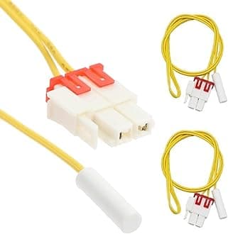 2 Pack Refrigerator Defrost Temp Sensor Replacement Temperature Thermostat Probe for Samsung Fridge Units DA32-00006W RF217ACRS