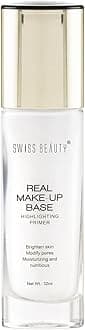 Real Makeup Base Highlighting Primer| Skin-Hydrating Poreless Primer With Natural Glow Finish For Face Makeup |Shade - 02 Golden-Tint, 32Ml