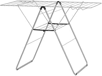 Brabantia Hangon Drying Rack, 20 metres Metallic Grey