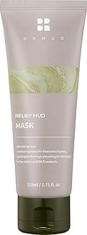 BRMUD Relief Mud Mask - Celeb's Choice Mask - Body Mud Hydrating & Moisturizing Deep Pore Cleanser Face & Body Mask w/ 91.8% Nature-Derived Ingredients - K Beauty Body Mud 100ml (3.72 fl oz)