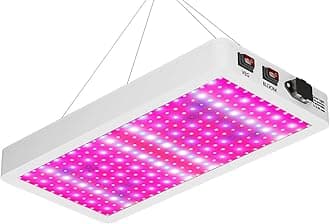 500W Plant Grow Lights LED Full Spectrum Fill Lamps Veg/Bloom Modes Dimmable Indoor Planting Panel Light AC100-277V UV IR Greenhouse Tent Hydroponic Red Blue Vegs Succulent Seeding Cultivation US Plug
