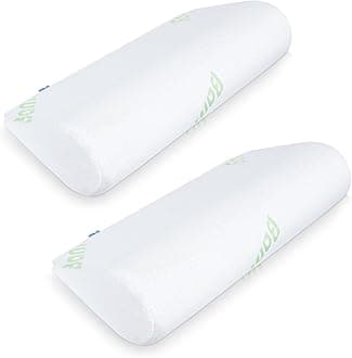 COOLBEBE Cervical Neck Pillows for Pain Relief, 2PCS Foam Neck Support Pillows for Bolster, Neck Roll Pillow for Sleeping and Spine Protecting (2pack)