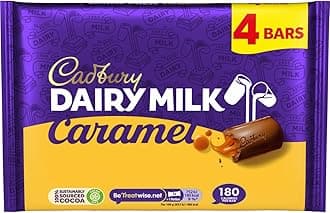 Original Cadbury Dairy Milk Caramel Chocolate Bar Pack Imported From The UK England
