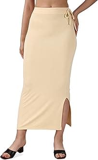 Lycra Saree Shapewear Petticoat for Women, Cotton Blended,Petticoat,Skirts for Women,Shape Wear Dress for Saree