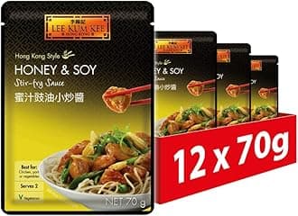 Lee Kum Kee Stir Fry Sauce, Honey & Soy Hong Kong Style, Vegetarian, 70 g (Pa...