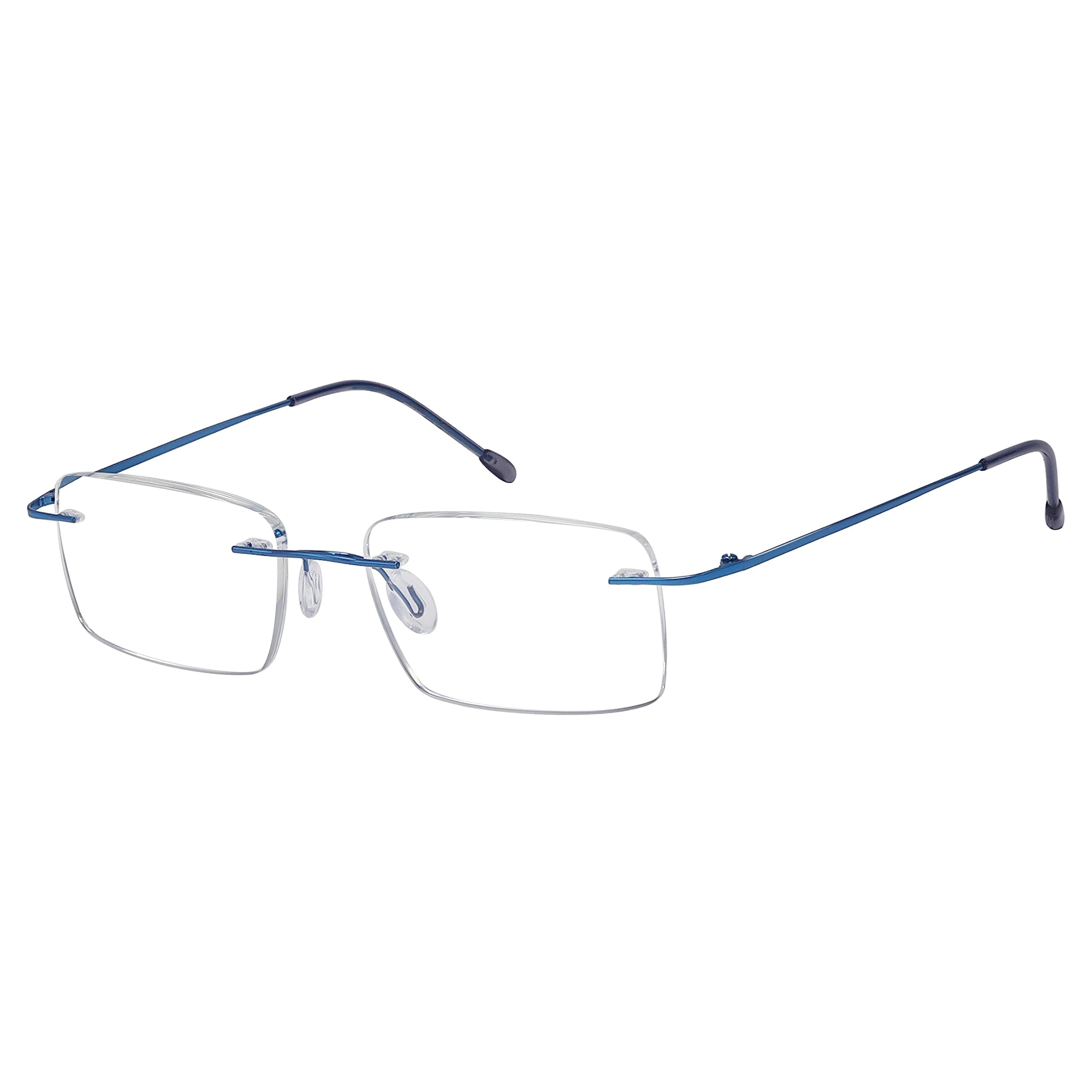 Eyekepper Frameless Reading Glasses for Men Reading - Rectangle Rimless Reader Eyeglasses