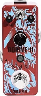 Stax Overdrive Guitar Pedal Classic Tube Distortion Pedalsfor Electric Guitar. Tube Screamer Guitar Pedal With Mini Size True Bypass