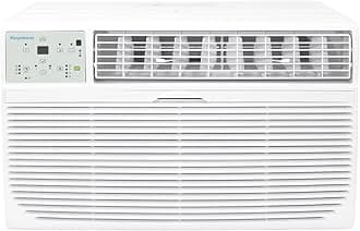 Keystone 10,000 BTU Through the Wall Air Conditioner and Dehumidifier, 230V, Through the Wall AC Unit for Bedroom, Bathroom, Nursery, Small-Medium Sized Rooms up to 450 Sq.Ft., Quiet, High Efficiency
