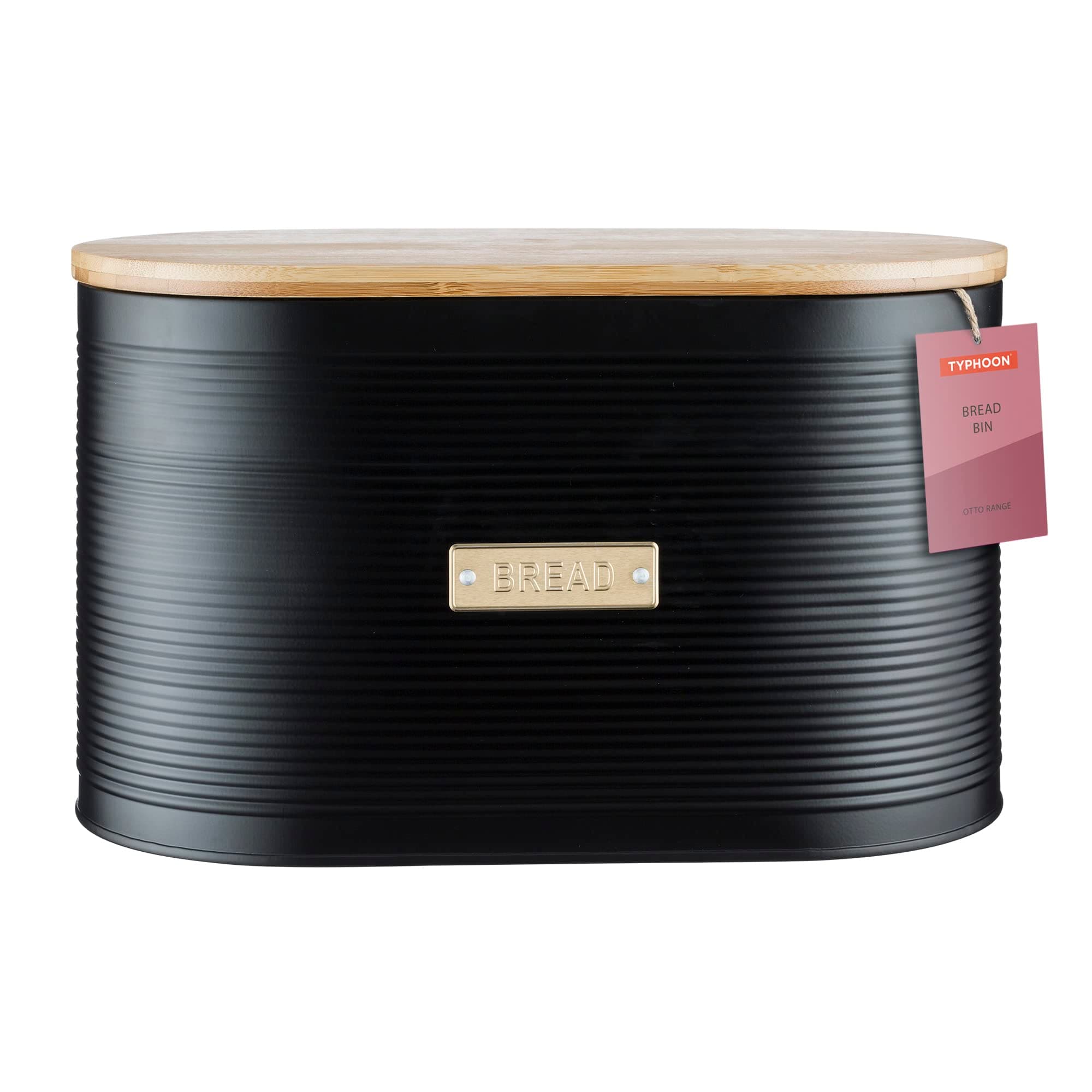 Otto Black Bread Bin
