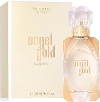 Victoria's Secret Angel Gold Eau de Parfum, Notes of Sparkling Bergamot, Gardenia & Musk, Perfumes for Women (3.4 oz)