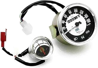 AEspares 0-160 Kmph Speedometer & Ampere Meter Compatible With Royal Enfield Classic EFI