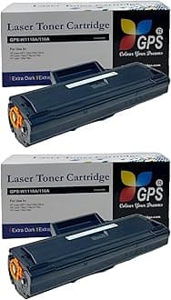 GPS Colour Your Dreams 110A Toner Cartridge Compatible for HP LJ Printer 108, 108a, 108w, 136, 136a,136w, 136nw, 138, 138pnw, 138fnw (110A - Set of 2)