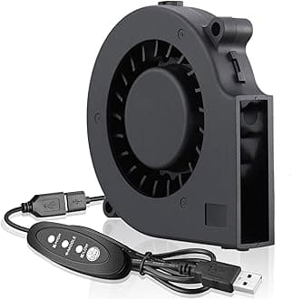 GDSTIME 75mm USB Fan, 2.95" Blower Fan, 5V DC Brushless Cooling Fan for Laptop, Desktop, Tablet