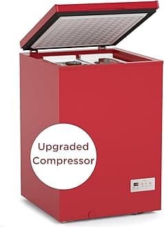 - Low temperature Chest Freezer - 3.5 Cu Ft with 2 Removable Baskets - Reach In Freezer Chest - 14℉ to -40℉