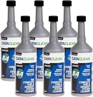 Cataclean Diesel | Complete Fuel & Exhaust Cleaner | Catalytic Converter, Valve & Injector Cleaner | Fuel Additive Formulated for Performance & Fuel Efficiency | Pre MOT Emissions Reducer | 6 x 500ml