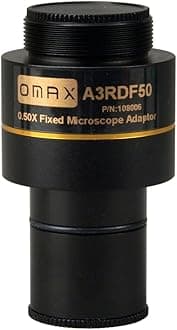 OMAX 8.0MP Digital USB Microscope Camera with Advanced Software and Calibration Slide (Windows 8 & 10, Mac OS X, Linux Compatible)