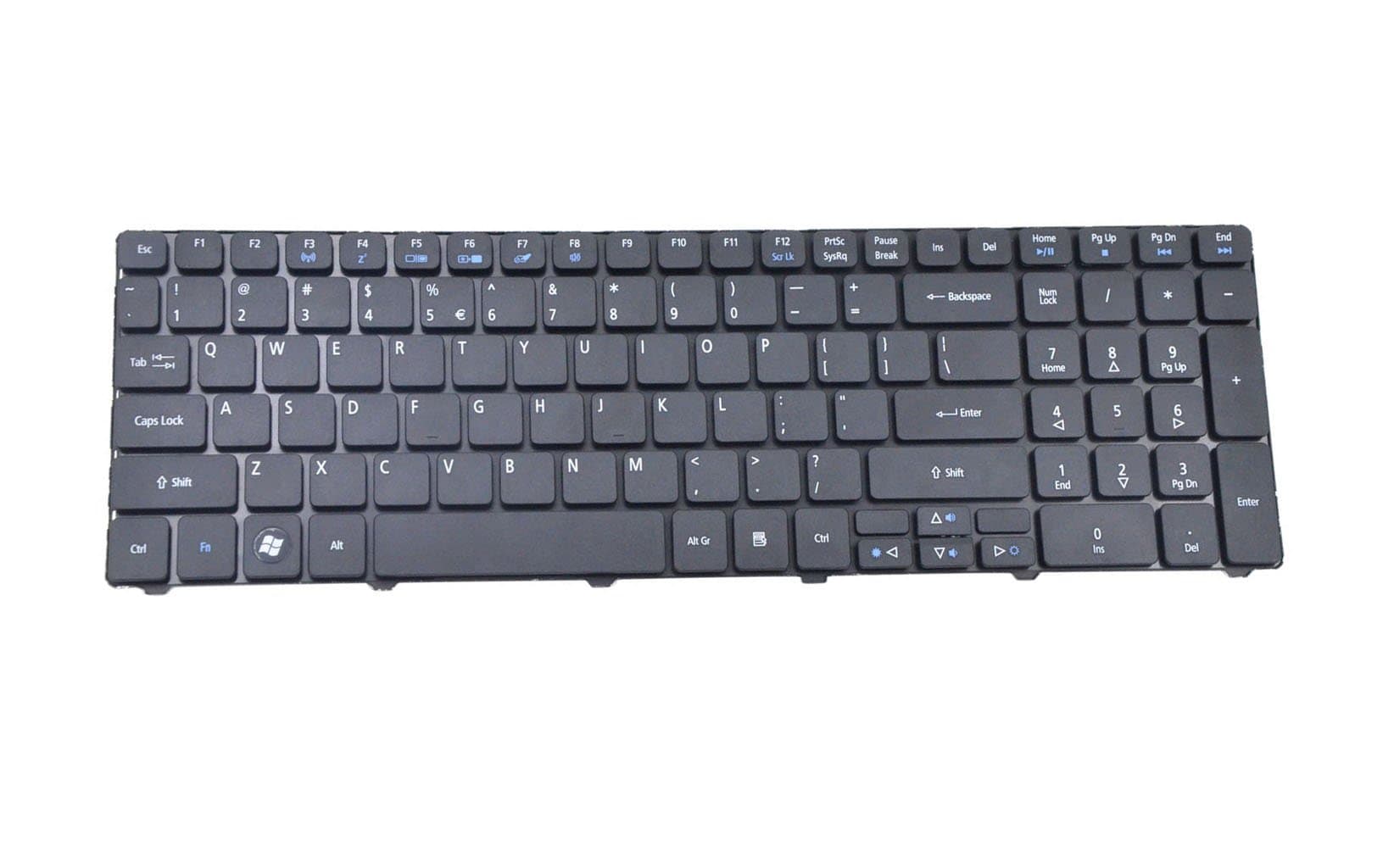 Eathtek Replacement Keyboard for Acer eMachines E440 E443 E529 E640 E640G E644 E729 E730ZG E732 E732G E732Z E732ZG G443 G443G G640 G640G G729 G730 G730G G730Z G730ZG series Black US Layout