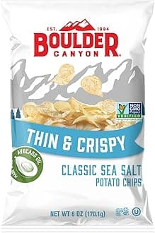 Thin & Crispy Classic Sea Salt Potato Chips, 6 OZ