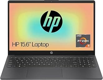 15.6" Laptop, AMD Ryzen 5-7520U Processor, 8 GB RAM, 256 GB SSD, AMD Radeon Graphics, FHD Display, Up to 10hrs battery, Win 11, Thin & Light, Dual Speakers, Chalkboard Gray, 15-fc0001sa