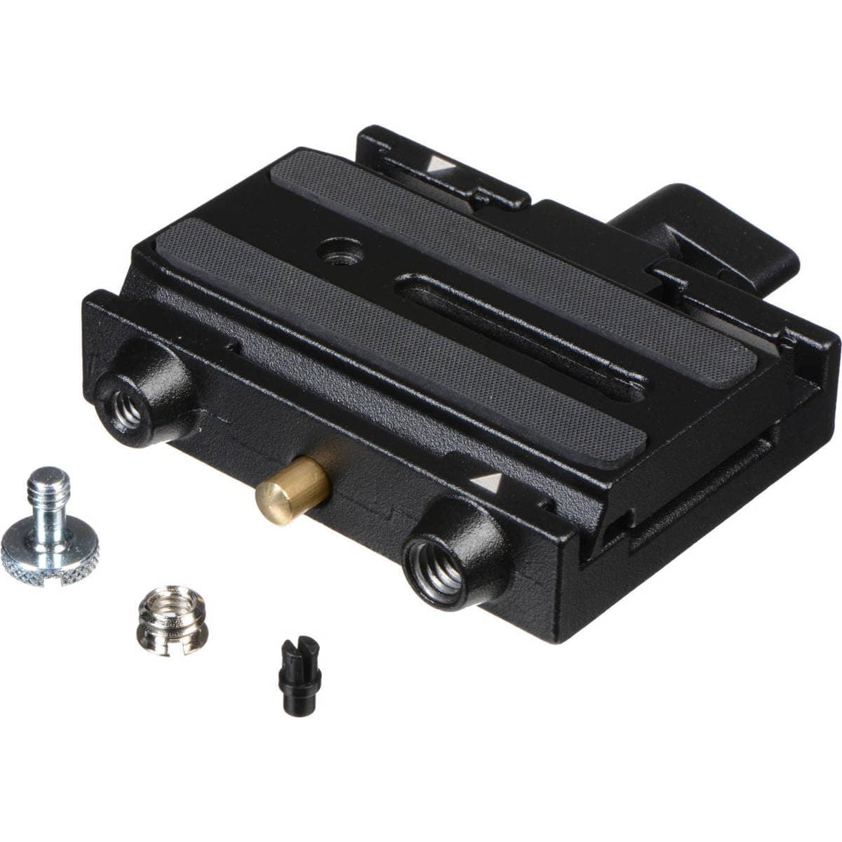 577 Quick Release Adapter with Sliding Plate, with Quick Safety Lock, Compatible with Most Professional Cameras, Black