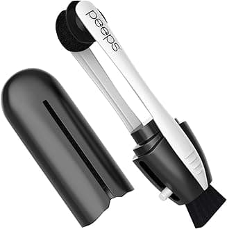 - Glasses Cleaner - for Eyeglasses, Reading Glasses, and More - Lens Cleaner with Carbon Microfiber Tech-Injected Black-3 Count (Pack of 1)