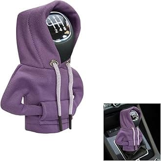 JOYCOURT Car Gear Shift Hoodie, Fashionable Gear Shift Knob Cover, Mini Hoodie for Auto Shifter, Auto Interior Cute Gadgets, Universal Car Decoration Accessories