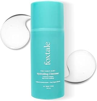 Foxtale Gentle Hydrating Face Wash with Hyaluronic Acid, Vitamin B5 | Deep Pore Cleansing | Dirt Control | Make-up Remover | Cleanser For Men & Women | All Skin Types | 100 ml
