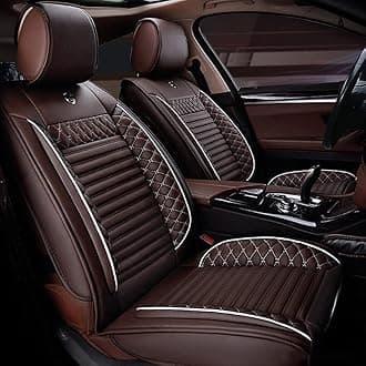 Custom Car Seat Covers Fit for 550 2006-2016 5-Seat Full Set All Weather PU Leather Front Rear Seat Protector with Waterproof Airbag Standard Edition Coffee